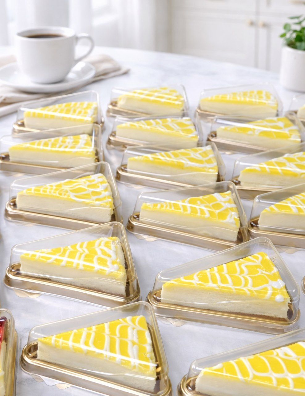 Lemon portion cakes
