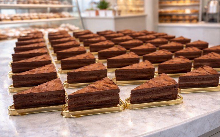 Belgian chocolate portions