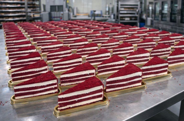 Red velvet factory portions